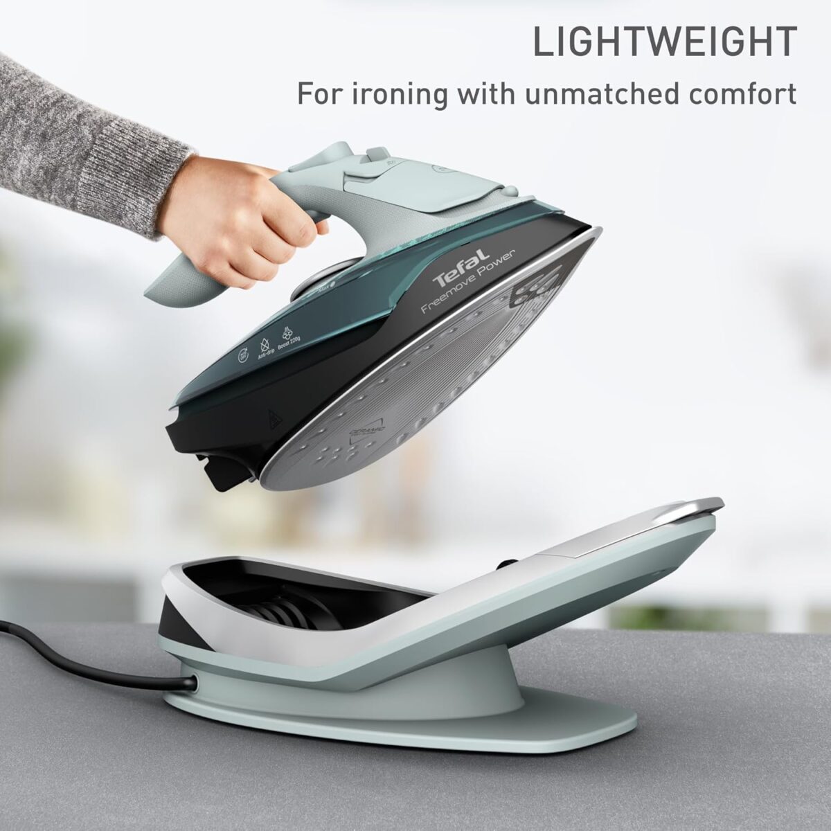 ⁦مكواة بخار تيفال لاسلكية 2600 واط⁩ - الصورة ⁦3⁩