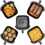 ⁦قلاية هوائية تيفال 5 لتر⁩ - الصورة ⁦2⁩