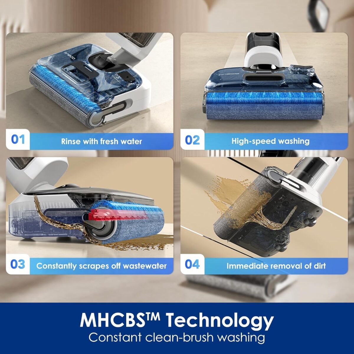 ⁦مكنسة تينيكو  Floor One Stretch S6⁩ - الصورة ⁦2⁩