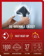 ⁦مكواة بخار عامودية تيفال 1650 واط⁩ - الصورة ⁦2⁩