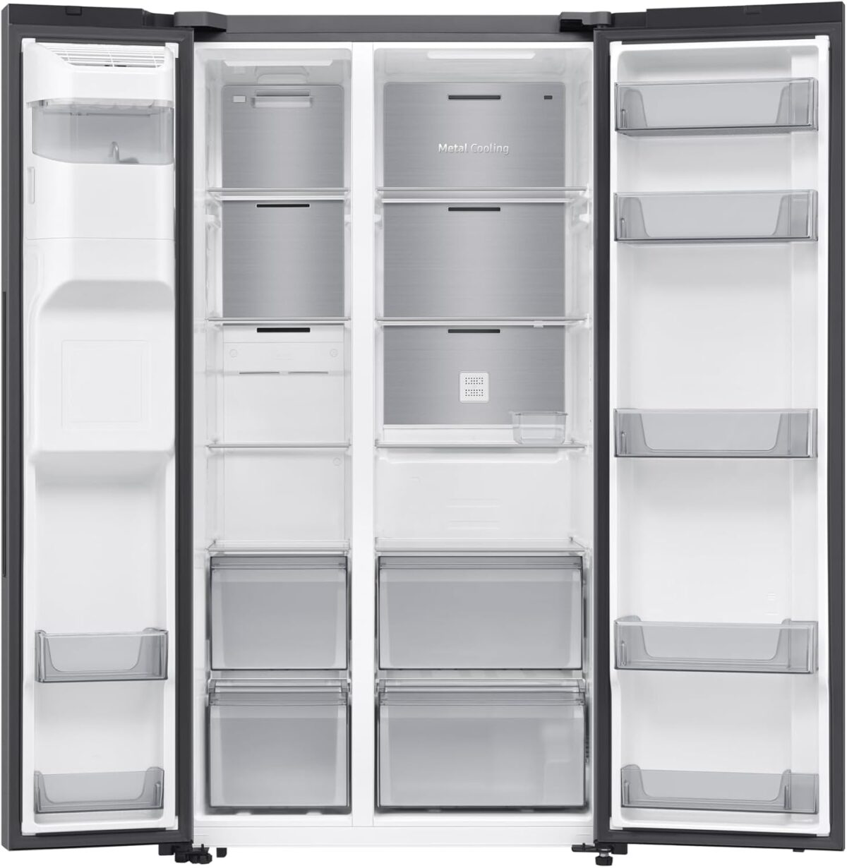 ⁦براد سامسونغ 635 لتر بابين متجاورين⁩ - الصورة ⁦2⁩