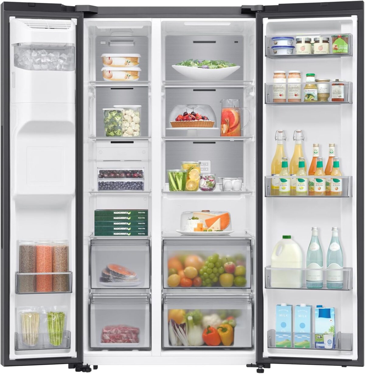 ⁦براد سامسونغ 635 لتر بابين متجاورين⁩ - الصورة ⁦3⁩