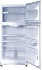 ⁦براد بابين تبريد عادي رفوف شبك لون أبيض / فضي / أسود⁩ - الصورة ⁦4⁩