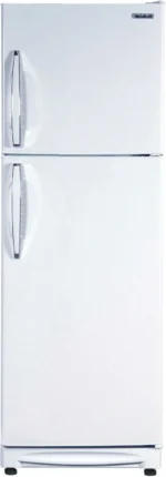 ⁦براد الحافظ بابين تبريد عادي لون أبيض / فضي⁩ - الصورة ⁦2⁩